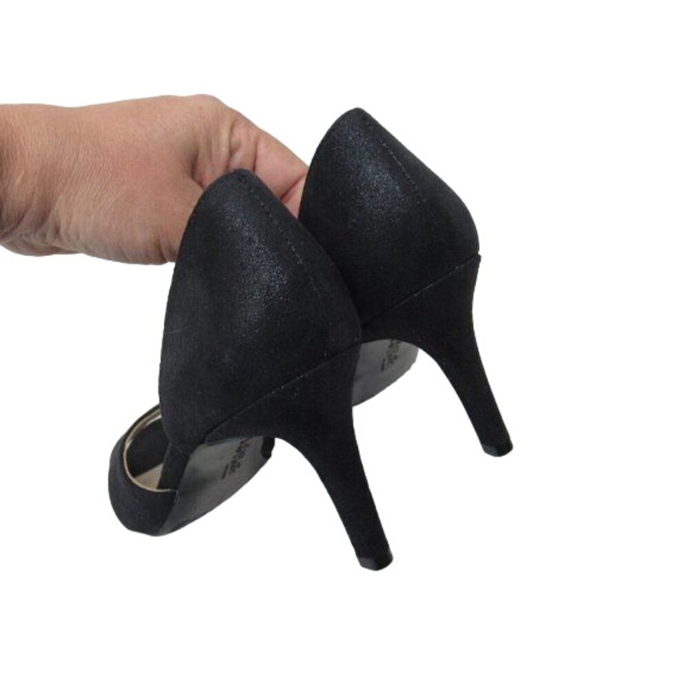 LIFE STRIDE WOMEN BLACK HEELS SZ 10M -SATIN FABRIC UPPER-PARTY-COCTAIL - Picture 7 of 12
